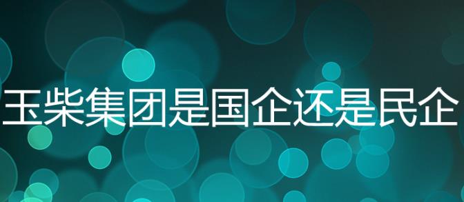 玉柴集團是國企嗎？玉柴集團是五百強嗎？